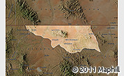 Satellite Map of Naco, darken