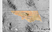 Satellite Map of Naco, desaturated