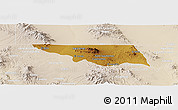 Physical Panoramic Map of Naco, lighten
