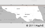 Gray Simple Map of Naco