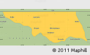 Savanna Style Simple Map of Naco