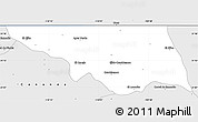 Silver Style Simple Map of Naco
