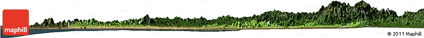Satellite Horizon Map of Navojoa, darken