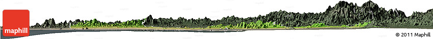 Satellite Horizon Map of Navojoa, darken, semi-desaturated
