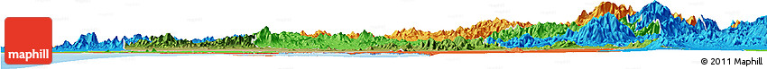 Satellite Horizon Map of Navojoa, political outside
