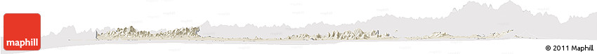 Shaded Relief Horizon Map of Navojoa, cropped outside