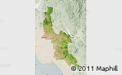 Satellite Map of Navojoa, lighten