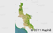 Satellite Map of Navojoa, single color outside