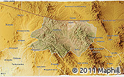 Satellite 3D Map of Nogales, physical outside