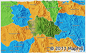 Satellite 3D Map of Onavas, political outside