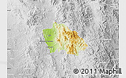 Physical Map of Onavas, lighten, desaturated