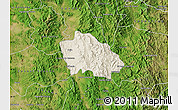 Shaded Relief Map of Onavas, satellite outside