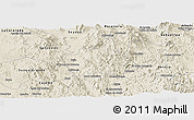 Shaded Relief Panoramic Map of Onavas