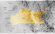 Physical 3D Map of Opodepe, desaturated
