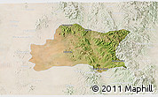 Satellite 3D Map of Opodepe, lighten