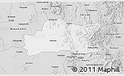 Silver Style 3D Map of Opodepe