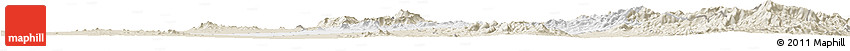 Classic Style Horizon Map of Opodepe