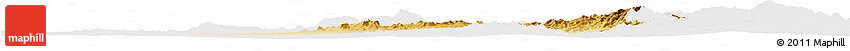 Physical Horizon Map of Opodepe, cropped outside