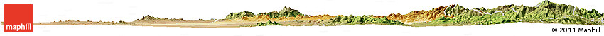 Physical Horizon Map of Opodepe, satellite outside