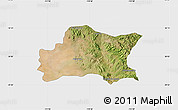 Satellite Map of Opodepe, single color outside