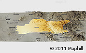 Physical Panoramic Map of Opodepe, darken, semi-desaturated