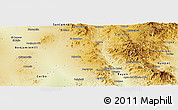 Physical Panoramic Map of Opodepe