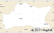 Classic Style Simple Map of Opodepe
