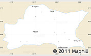 Classic Style Simple Map of Opodepe, single color outside