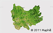 Satellite 3D Map of Quiriego, cropped outside