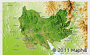 Satellite 3D Map of Quiriego, physical outside