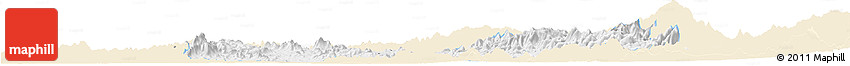 Classic Style Horizon Map of Quiriego, single color outside