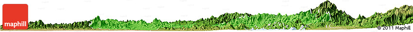Political Horizon Map of Quiriego, satellite outside