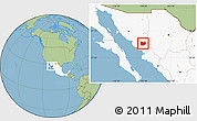 Savanna Style Location Map of Quiriego, highlighted country