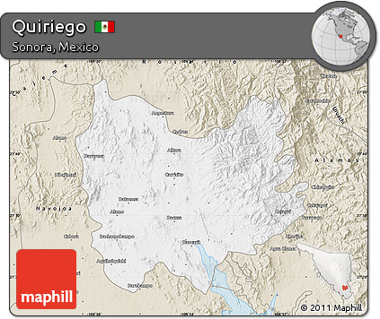 Classic Style Map of Quiriego