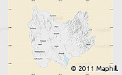 Classic Style Map of Quiriego, single color outside