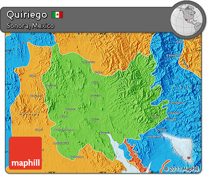 Political Map of Quiriego