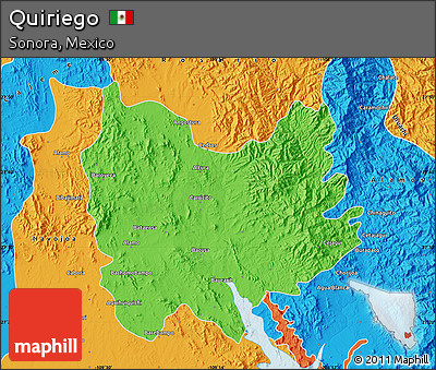 Political Map of Quiriego