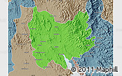 Political Map of Quiriego, semi-desaturated