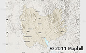 Shaded Relief Map of Quiriego, lighten