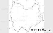 Blank Simple Map of Quiriego, cropped outside, no labels