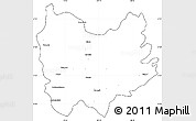 Blank Simple Map of Quiriego, cropped outside