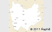 Classic Style Simple Map of Quiriego, single color outside