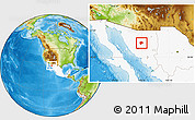 Physical Location Map of Rayon, highlighted country