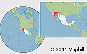 Savanna Style Location Map of Rayon, highlighted country, highlighted parent region, within the entire country