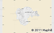 Classic Style Map of Rayon, single color outside