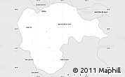 Silver Style Simple Map of Rayon