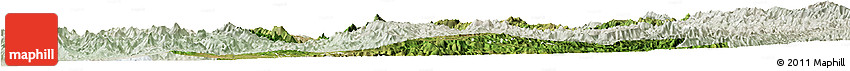 Satellite Horizon Map of Sahuaripa, lighten