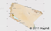 Satellite Map of San Luis Rio Colorado, cropped outside