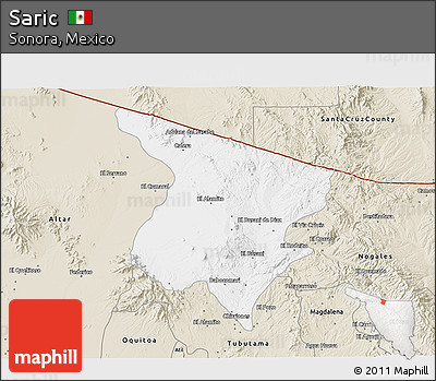 Classic Style 3D Map of Saric
