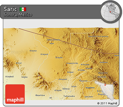 Physical 3D Map of Saric